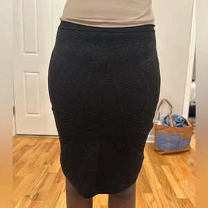 Jersey above knee skirt